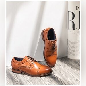 Kids Dress Lace-Up Oxford Shoes - Size 2